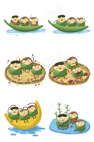 端午节粽子一家人的美好时光