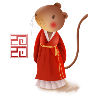 2020年汉服形象,免抠元素