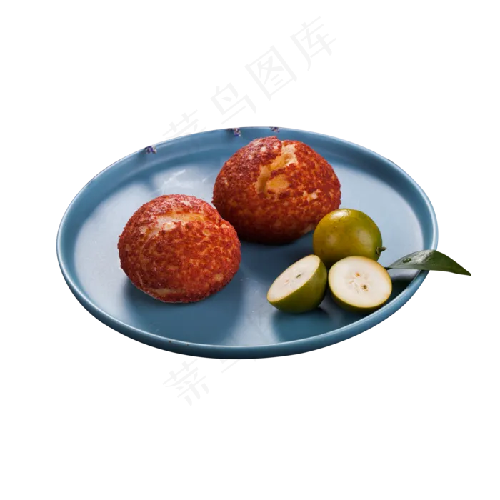 红色圆弧荔枝食物元素(2000X2000(DPI:300))psd模版下载