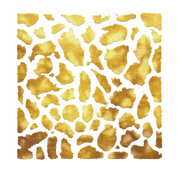 黄金金箔迷彩装饰变宽,免抠元素