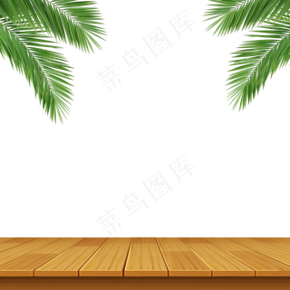 淘宝电商木板展台,免抠元素