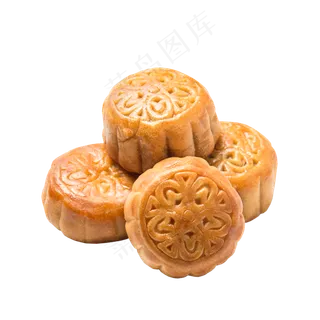 广式月饼,免抠元素 广式月饼,免抠元素