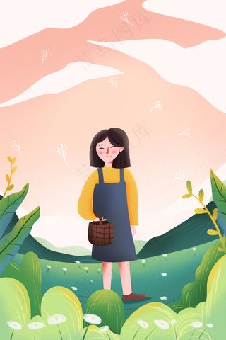 清明享受春天踏青