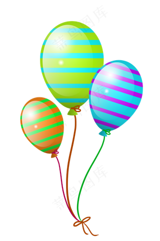 儿童节彩色气球