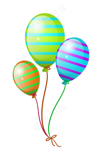 儿童节彩色气球