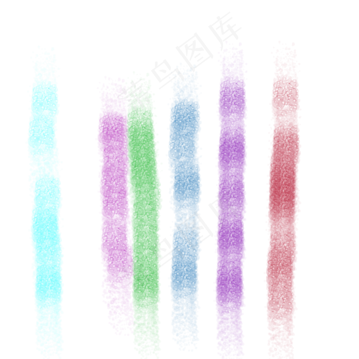 矢量手绘水彩笔触(2500*2500px 150 dpi )ai矢量模版下载