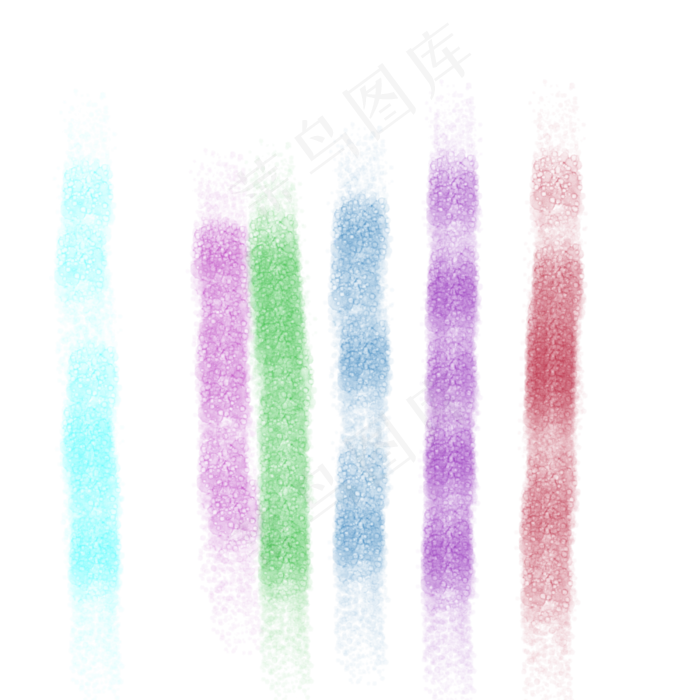 矢量手绘水彩笔触(2500*2500px 150 dpi )ai矢量模版下载