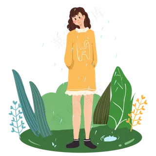 谷雨漂亮的小女孩