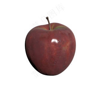 一个通红的大苹果