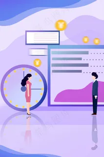 扁平化金融商务紫色系互联网电脑 扁平化金融商务紫色系互联网电脑