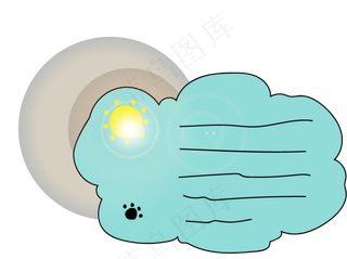 儿童节+蓝色系+可爱风格+儿童