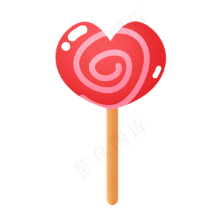 大红色光滑爱心六一儿童节糖果装