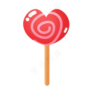 大红色光滑爱心六一儿童节糖果装