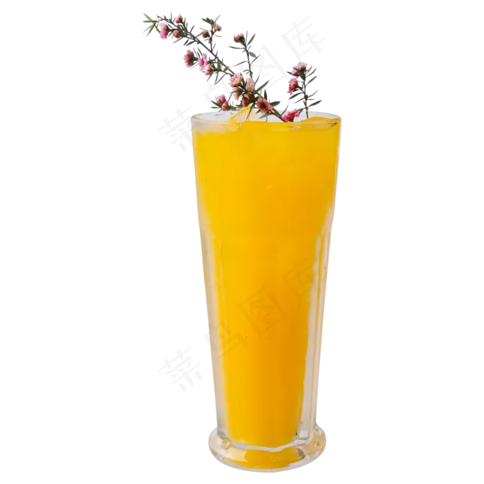 黄色芒果汁,免抠元素