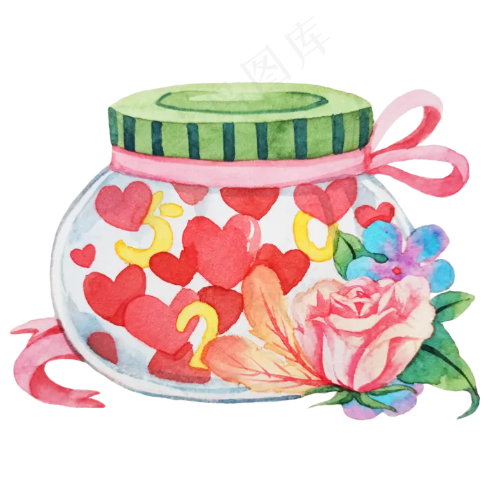 520玻璃瓶礼物(2000X2000(DPI:300))psd模版下载