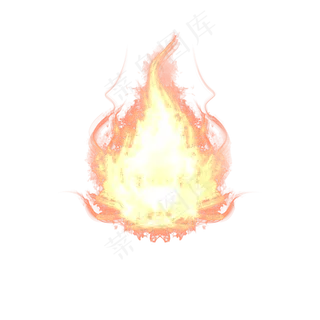仿真实火焰自然元素,免抠元素