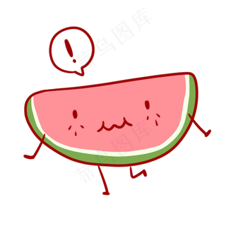 夏日可爱西瓜