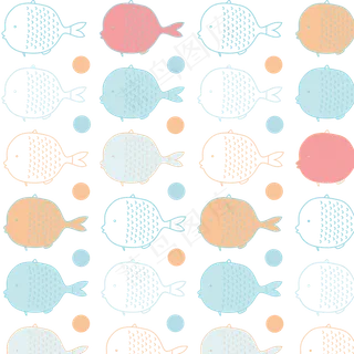 彩色几何印花装饰图,免抠元素