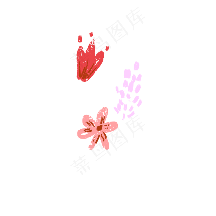 卡通春天花朵下载