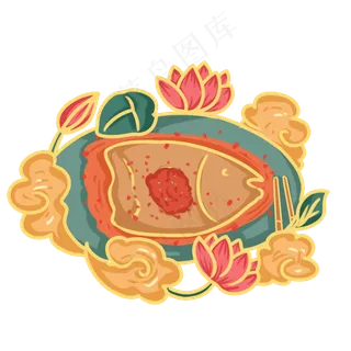 国潮美食湘菜剁椒鱼头