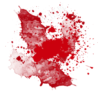 红色血迹污渍元素