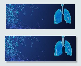 蓝色清新戒烟科技Banner