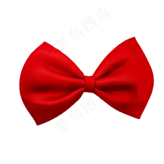 红色蝴蝶结领结,免抠元素