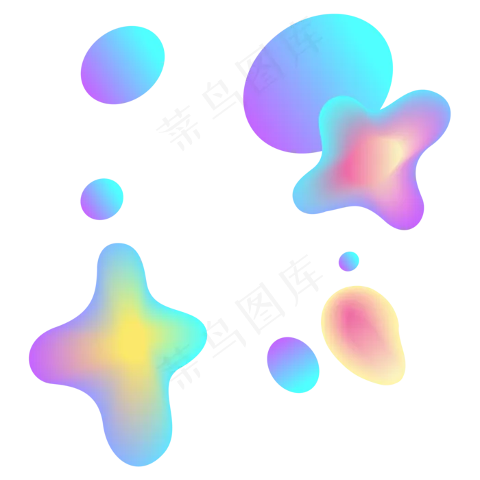 渐变流体彩色商用元素,免抠元素(1024*1369px 72 dpi )psd模版下载