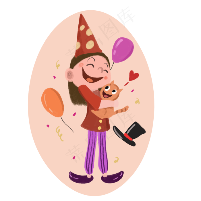 六一快乐儿童小朋友插画手绘