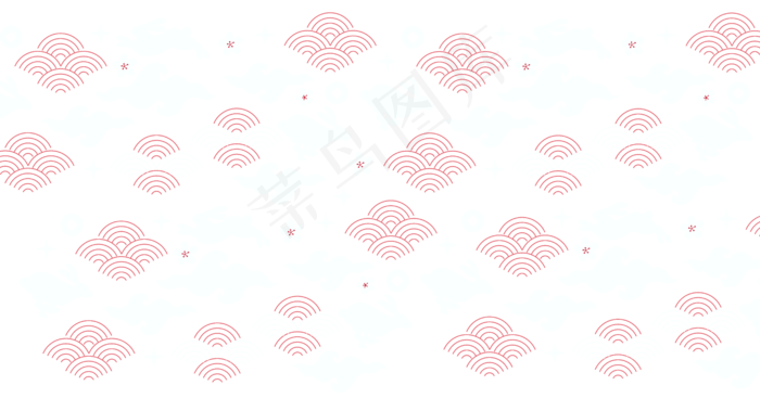 七夕底纹(6351*3333px 300 dpi )ai矢量模版下载