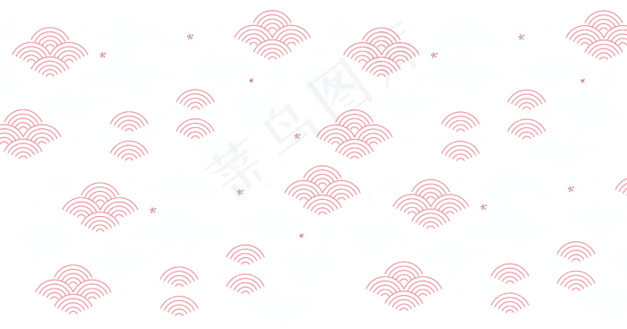 七夕底纹(6351*3333px 300 dpi )ai矢量模版下载
