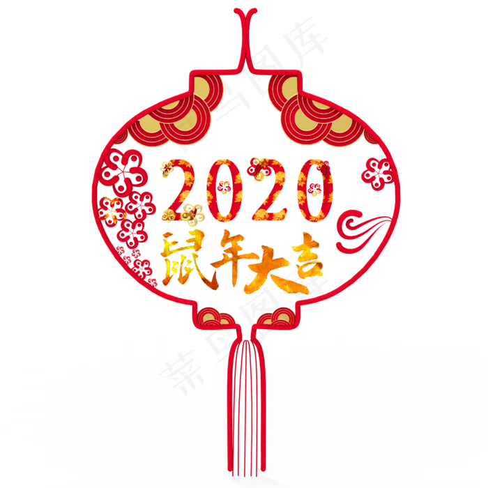 灯笼春节装饰,免抠元素(2500X2500(DPI:300))psd模版下载