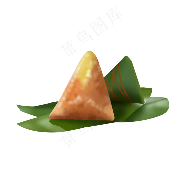 绿色的粽子(2000X2000(DPI:300))psd模版下载