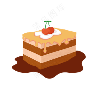 樱桃巧克力蛋糕