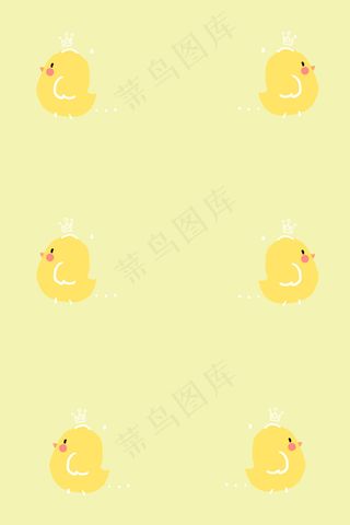 卡通风可爱小鸟底纹图