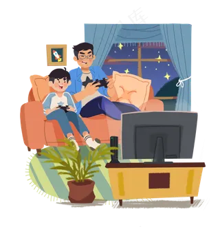 父亲节父亲爸爸与孩子儿子一起玩