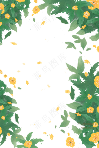 夏天夏季小清新边框