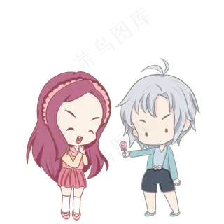 六一儿童节卡通人物png素材