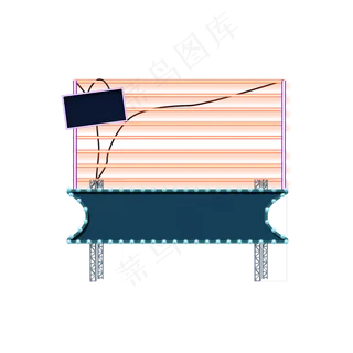 618边框霓虹灯促销图标装饰