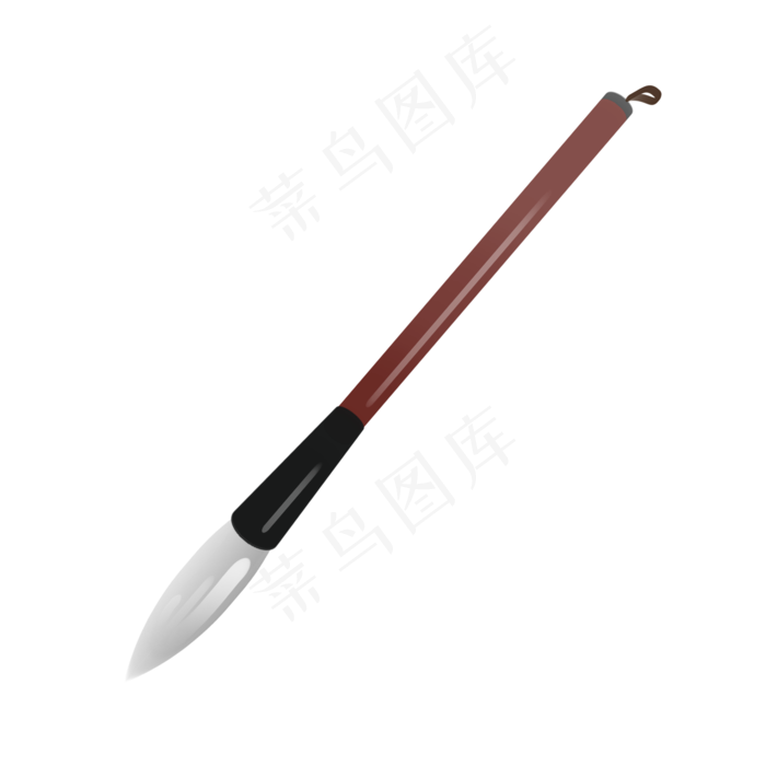 古代物品笔墨,免抠元素(2000*2000px 300 dpi )psd模版下载