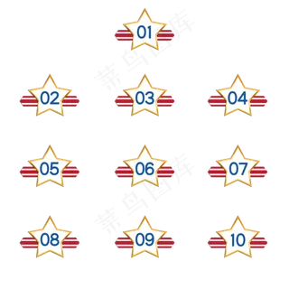 五一劳动节数字序号分隔符