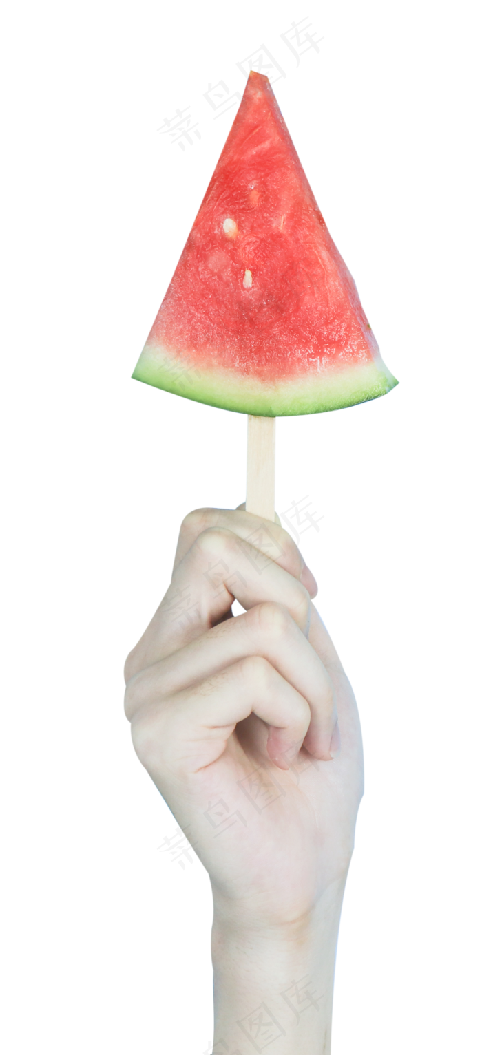 手举着西瓜(1656X3626(DPI:240))psd模版下载