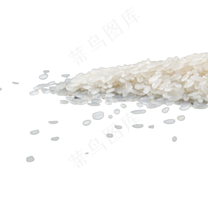 白色一堆大米食物,免抠元素(2000*2000px 300 dpi )psd模版下载
