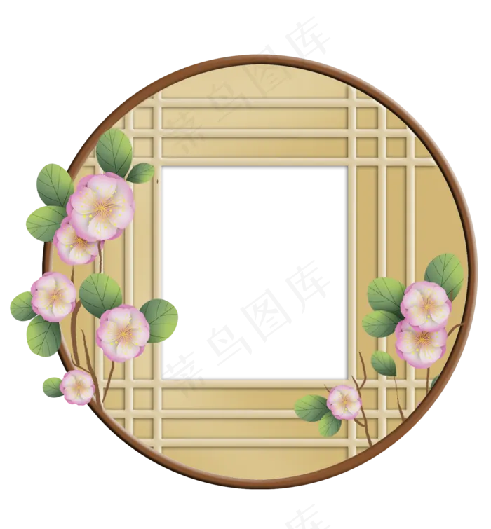 春天日本风窗格和樱花(2000X2158(DPI:299))psd模版下载