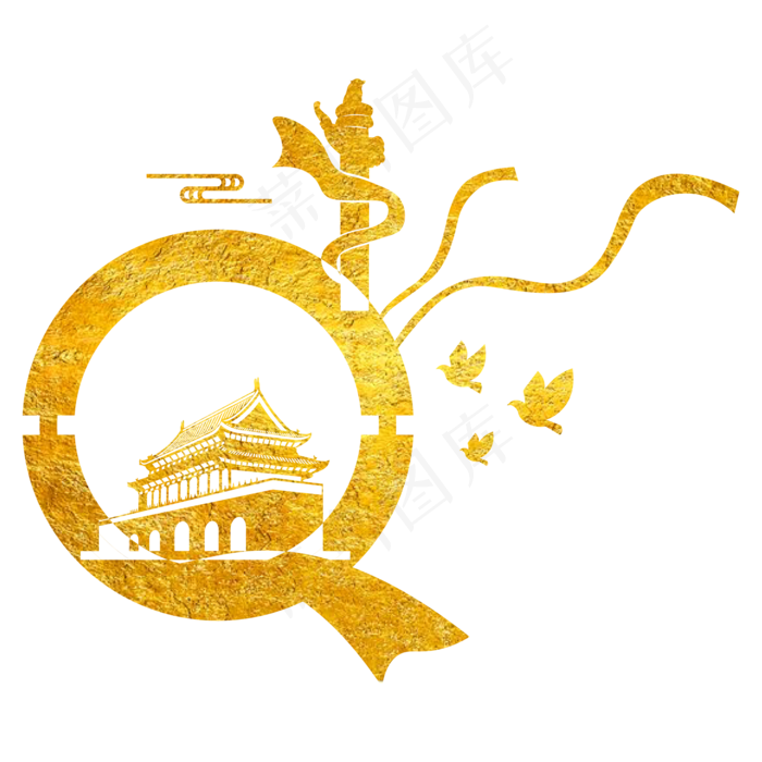 烫金党建*华表组合