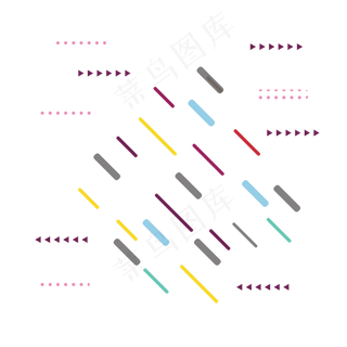 卡通矢量简约线性科技