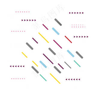 卡通矢量简约线性科技