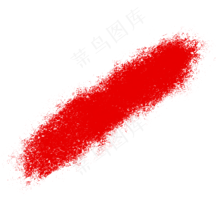 红色笔刷矢量图(2000*2000px 72 dpi )