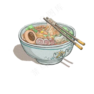 母亲节母亲拉面卡通免抠素材