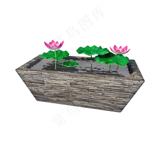 立体荷花池png图 立体荷花池png图